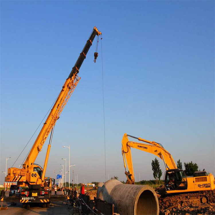 新县挖机用吊车怎么吊